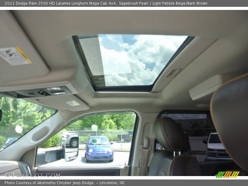 Sagebrush Pearl / Light Pebble Beige/Bark Brown 2011 Dodge Ram 2500 HD Laramie Longhorn Mega Cab 4x4