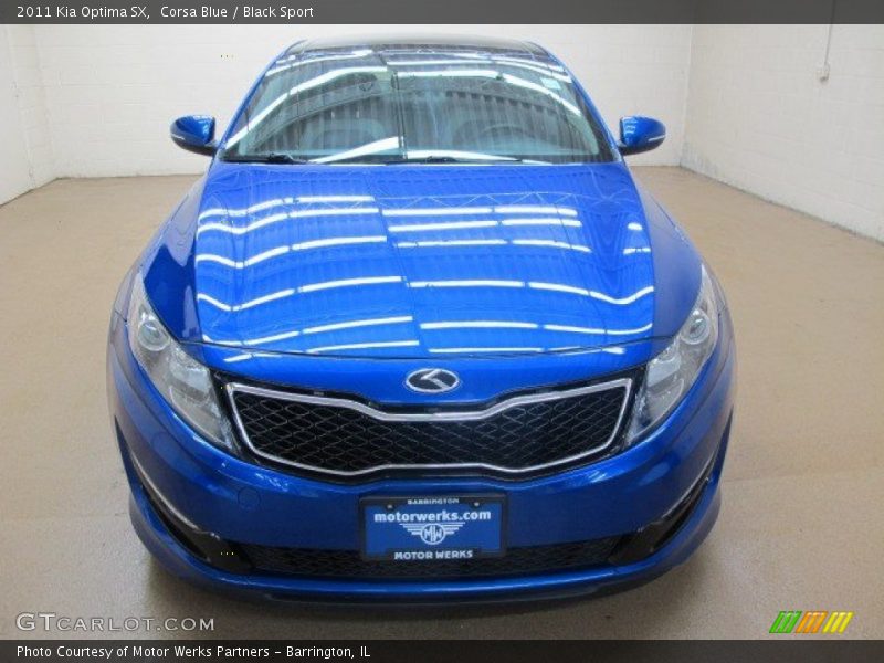 Corsa Blue / Black Sport 2011 Kia Optima SX