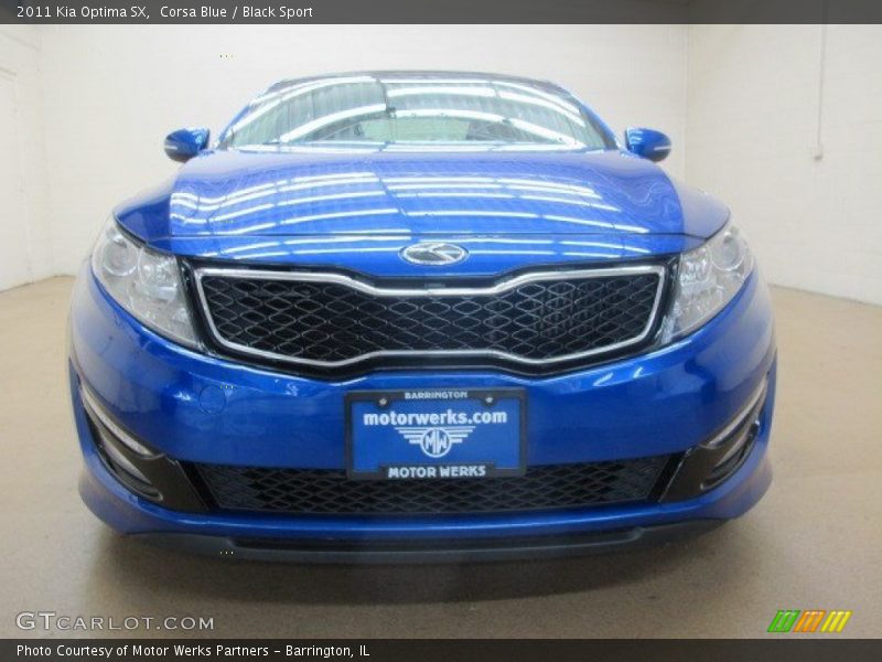 Corsa Blue / Black Sport 2011 Kia Optima SX