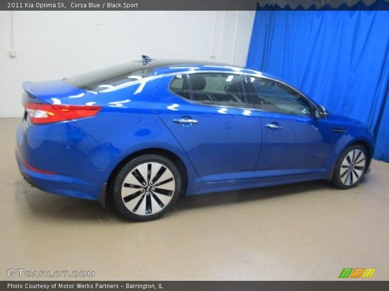 Corsa Blue / Black Sport 2011 Kia Optima SX
