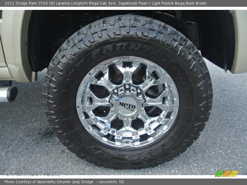 Sagebrush Pearl / Light Pebble Beige/Bark Brown 2011 Dodge Ram 2500 HD Laramie Longhorn Mega Cab 4x4