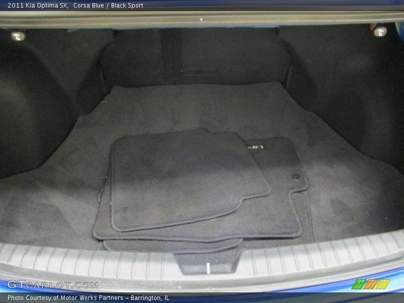 Corsa Blue / Black Sport 2011 Kia Optima SX