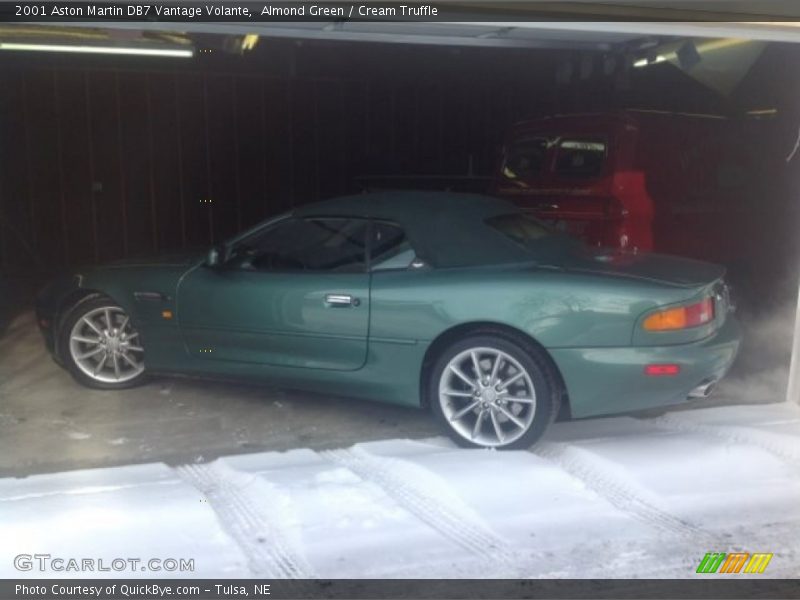 Almond Green / Cream Truffle 2001 Aston Martin DB7 Vantage Volante