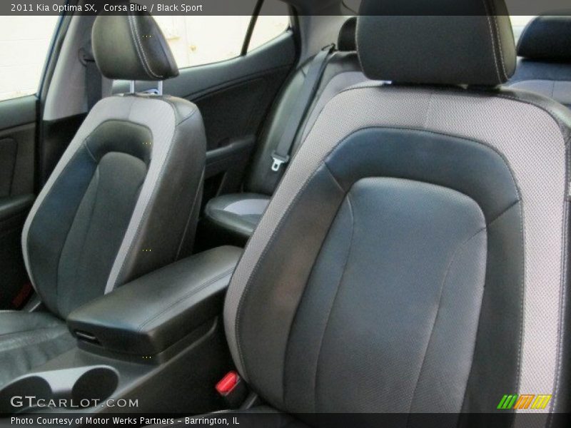 Corsa Blue / Black Sport 2011 Kia Optima SX