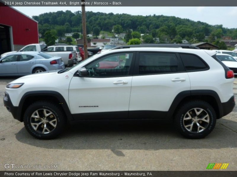 Bright White / Morocco - Black 2014 Jeep Cherokee Trailhawk 4x4