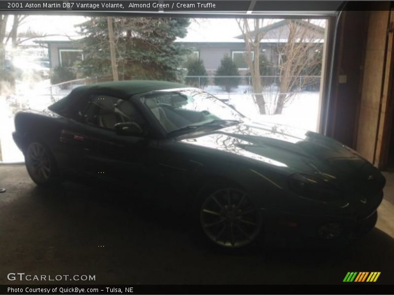 Almond Green / Cream Truffle 2001 Aston Martin DB7 Vantage Volante