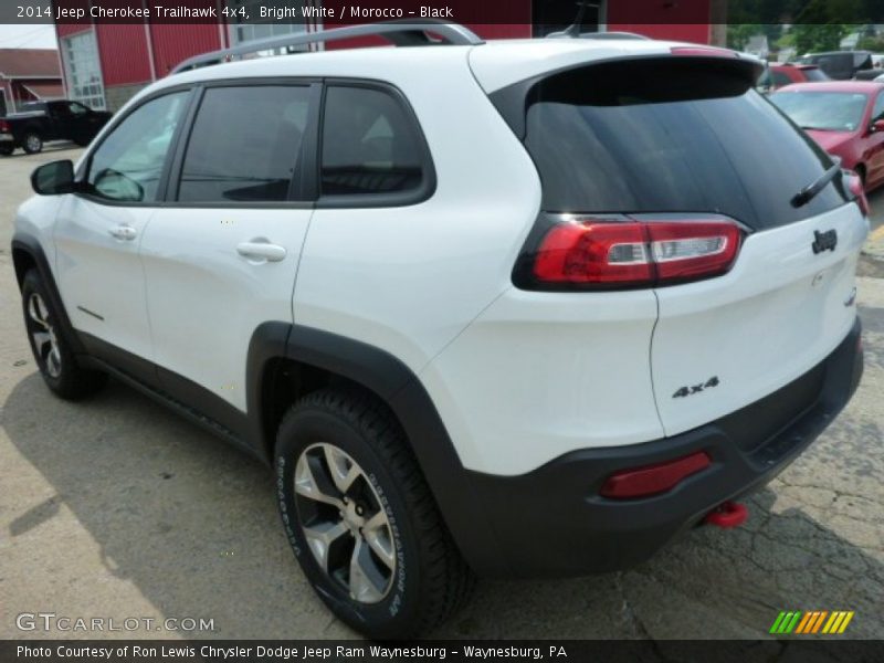 Bright White / Morocco - Black 2014 Jeep Cherokee Trailhawk 4x4