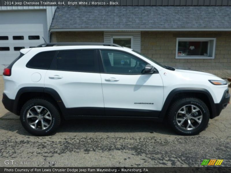 Bright White / Morocco - Black 2014 Jeep Cherokee Trailhawk 4x4