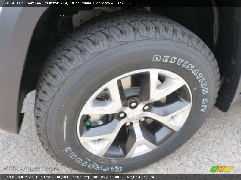 Bright White / Morocco - Black 2014 Jeep Cherokee Trailhawk 4x4