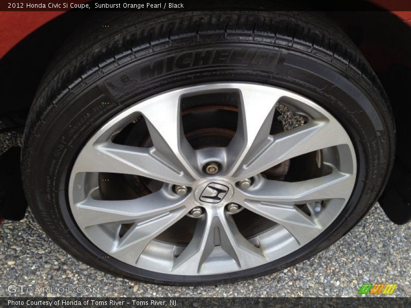 Sunburst Orange Pearl / Black 2012 Honda Civic Si Coupe
