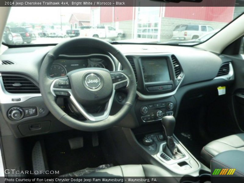 Bright White / Morocco - Black 2014 Jeep Cherokee Trailhawk 4x4