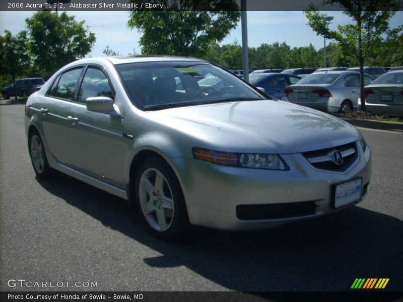 Alabaster Silver Metallic / Ebony 2006 Acura TL 3.2
