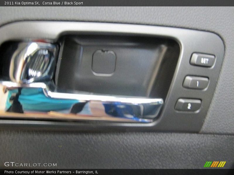 Corsa Blue / Black Sport 2011 Kia Optima SX