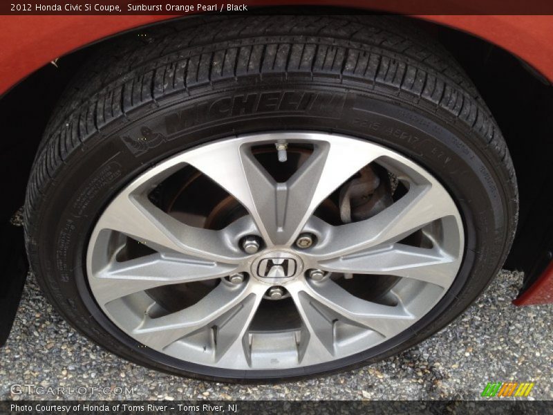 Sunburst Orange Pearl / Black 2012 Honda Civic Si Coupe