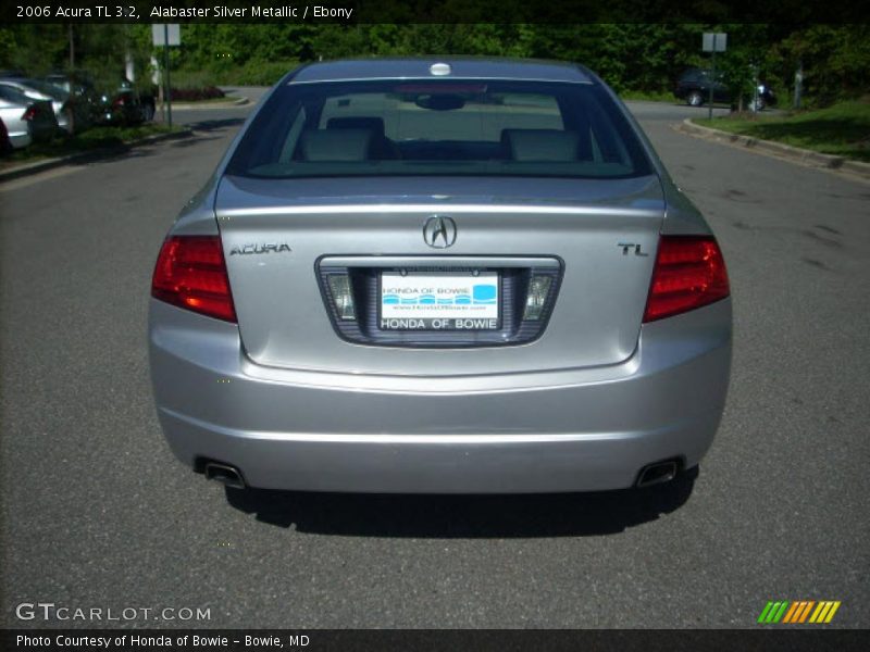 Alabaster Silver Metallic / Ebony 2006 Acura TL 3.2