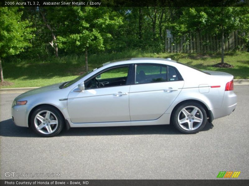 Alabaster Silver Metallic / Ebony 2006 Acura TL 3.2