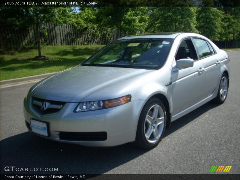 Alabaster Silver Metallic / Ebony 2006 Acura TL 3.2