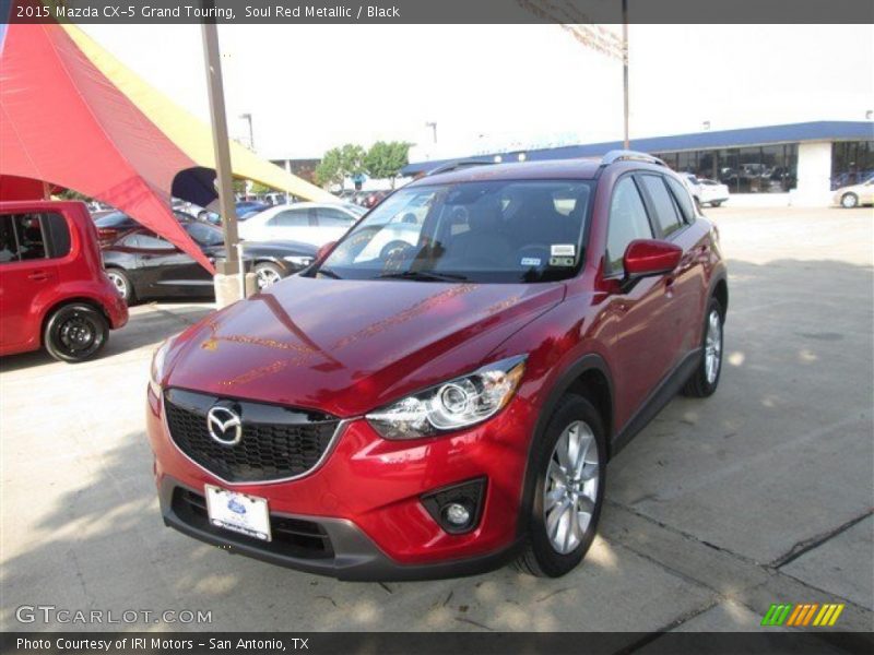 Soul Red Metallic / Black 2015 Mazda CX-5 Grand Touring