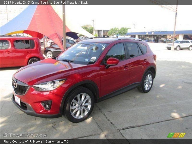 Soul Red Metallic / Black 2015 Mazda CX-5 Grand Touring