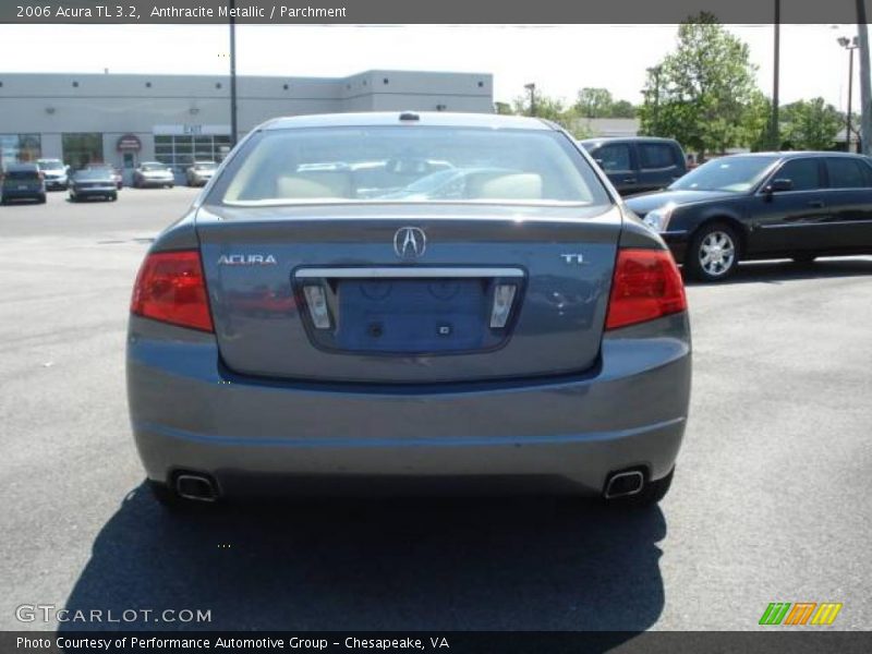 Anthracite Metallic / Parchment 2006 Acura TL 3.2