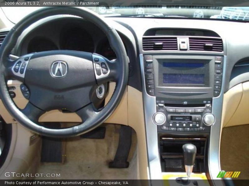 Anthracite Metallic / Parchment 2006 Acura TL 3.2