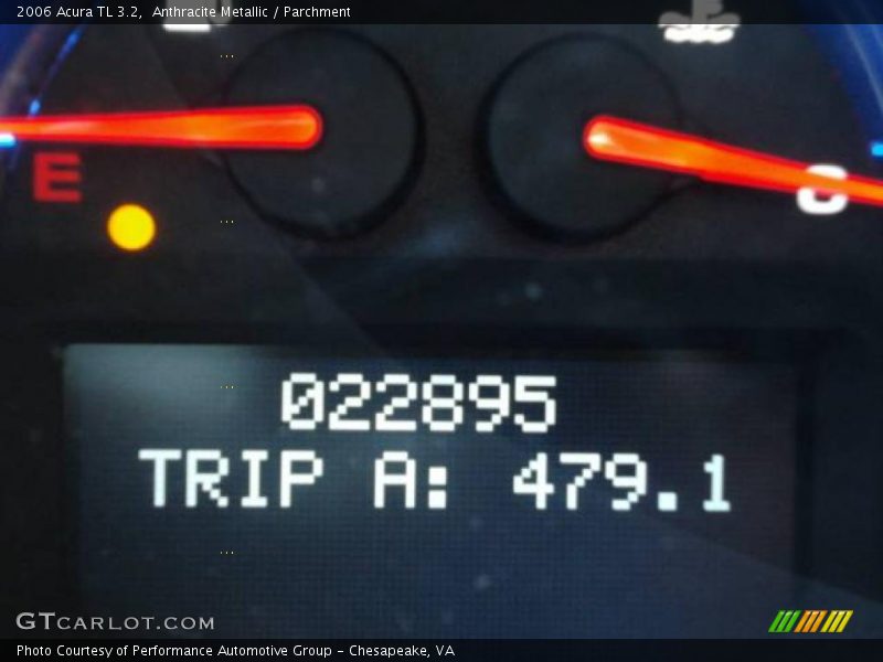 Anthracite Metallic / Parchment 2006 Acura TL 3.2