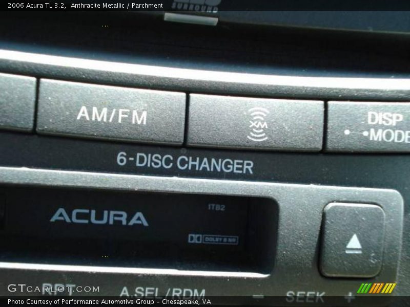 Anthracite Metallic / Parchment 2006 Acura TL 3.2