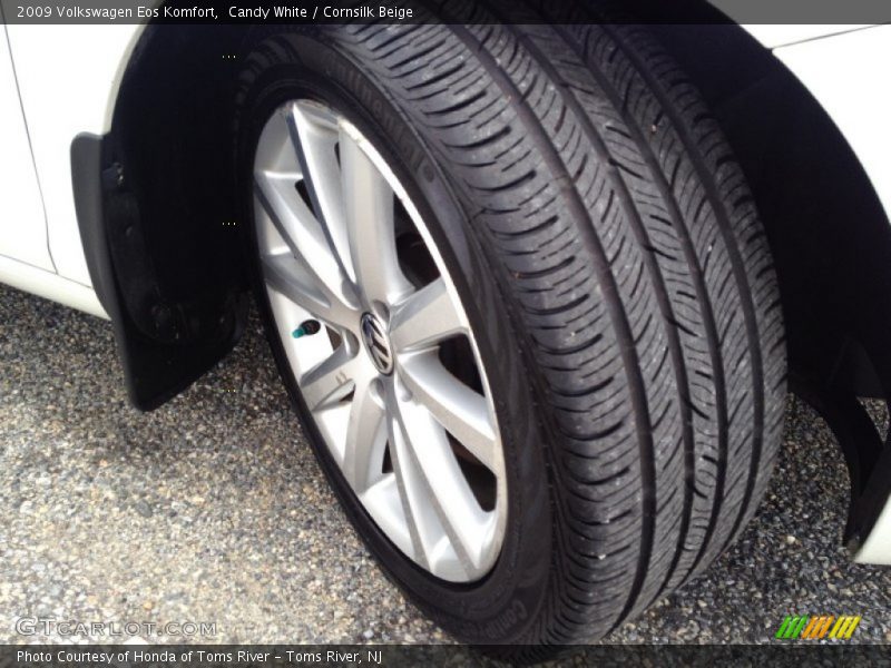 Candy White / Cornsilk Beige 2009 Volkswagen Eos Komfort