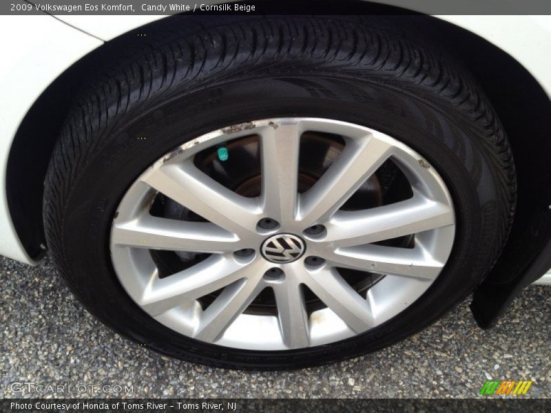 Candy White / Cornsilk Beige 2009 Volkswagen Eos Komfort