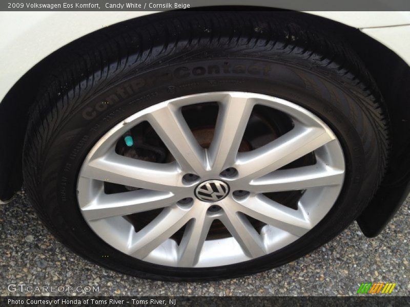 Candy White / Cornsilk Beige 2009 Volkswagen Eos Komfort