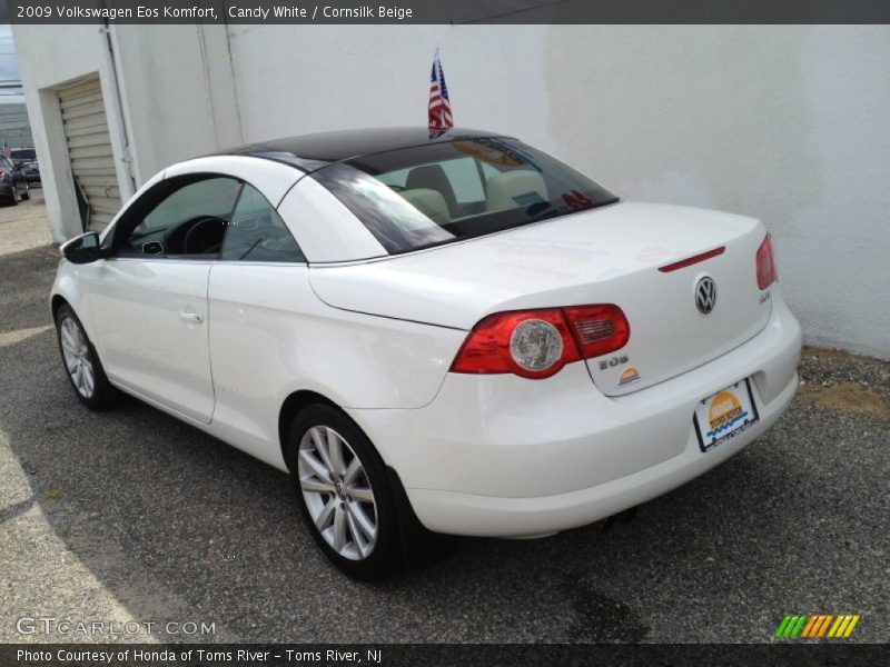 Candy White / Cornsilk Beige 2009 Volkswagen Eos Komfort