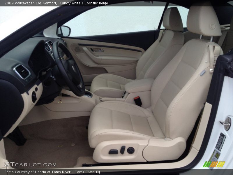 Candy White / Cornsilk Beige 2009 Volkswagen Eos Komfort
