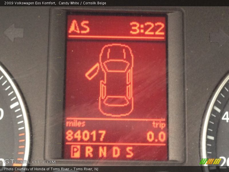 Candy White / Cornsilk Beige 2009 Volkswagen Eos Komfort