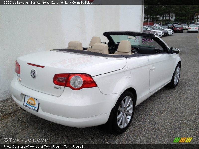 Candy White / Cornsilk Beige 2009 Volkswagen Eos Komfort