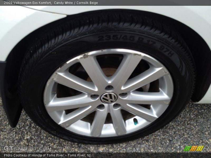 Candy White / Cornsilk Beige 2009 Volkswagen Eos Komfort