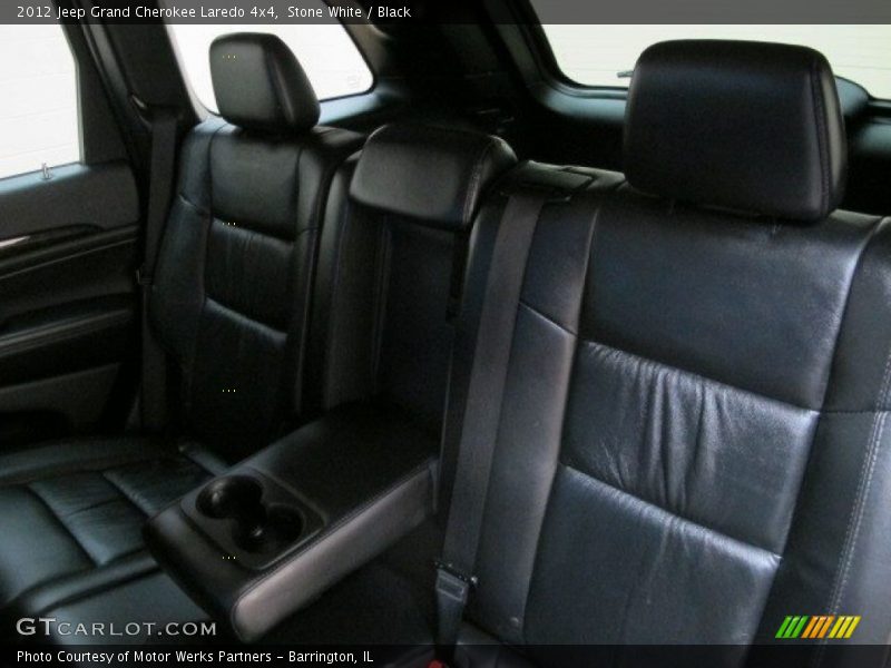 Stone White / Black 2012 Jeep Grand Cherokee Laredo 4x4