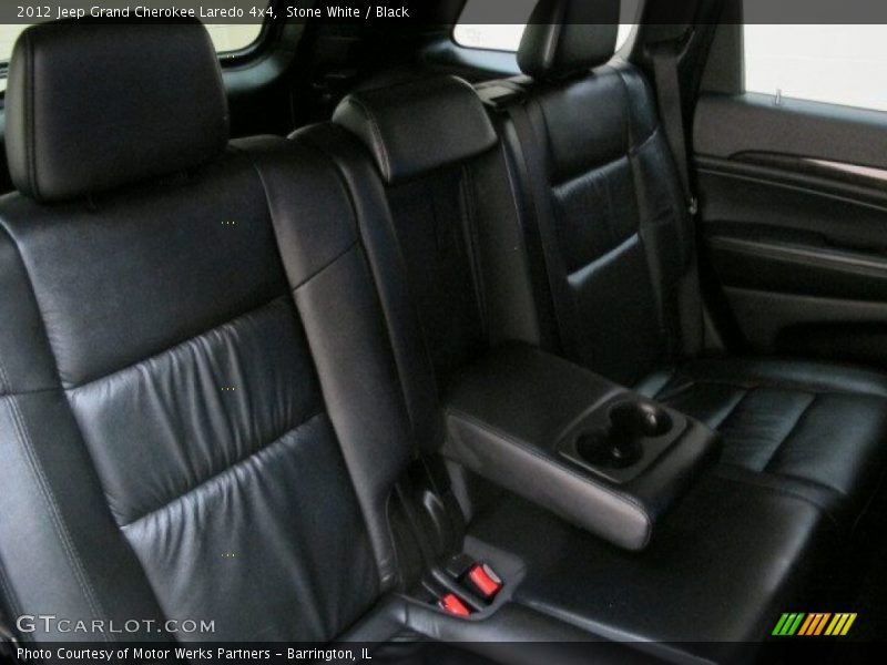 Stone White / Black 2012 Jeep Grand Cherokee Laredo 4x4