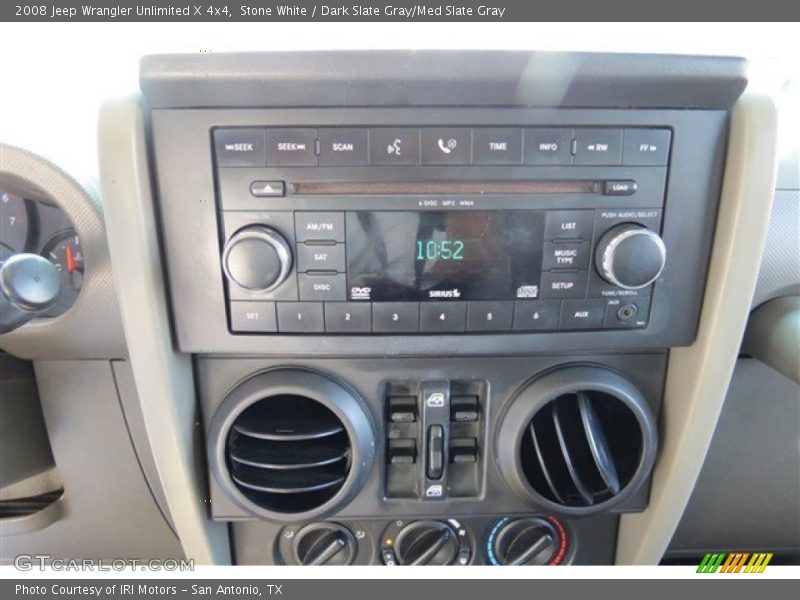 Stone White / Dark Slate Gray/Med Slate Gray 2008 Jeep Wrangler Unlimited X 4x4