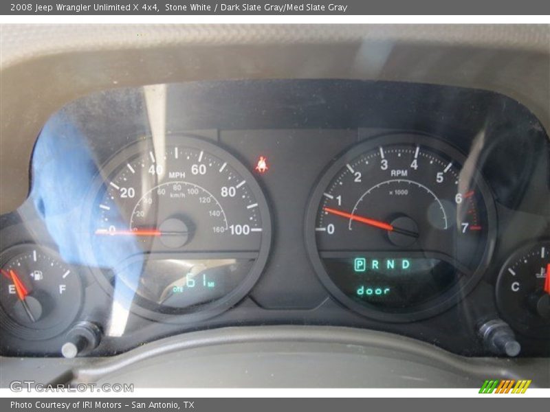 Stone White / Dark Slate Gray/Med Slate Gray 2008 Jeep Wrangler Unlimited X 4x4