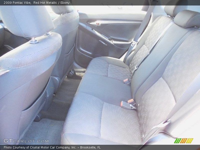 Red Hot Metallic / Ebony 2009 Pontiac Vibe