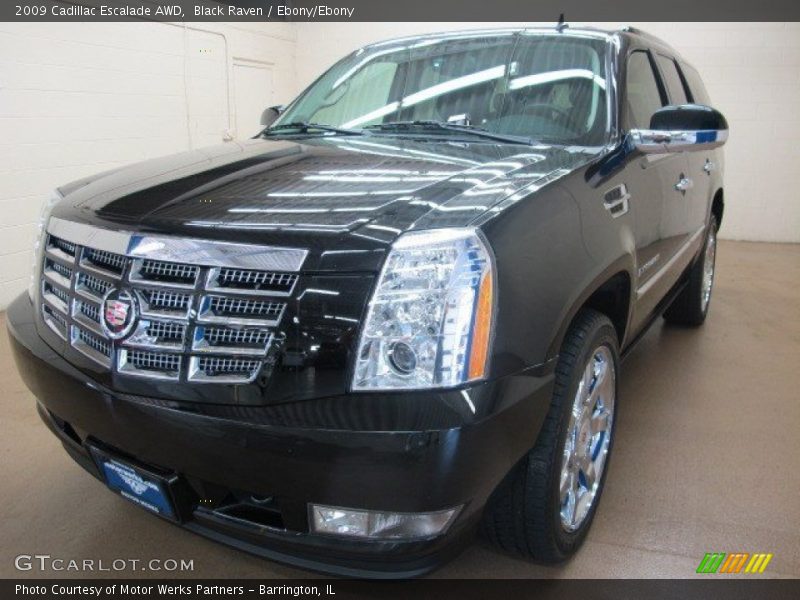 Black Raven / Ebony/Ebony 2009 Cadillac Escalade AWD