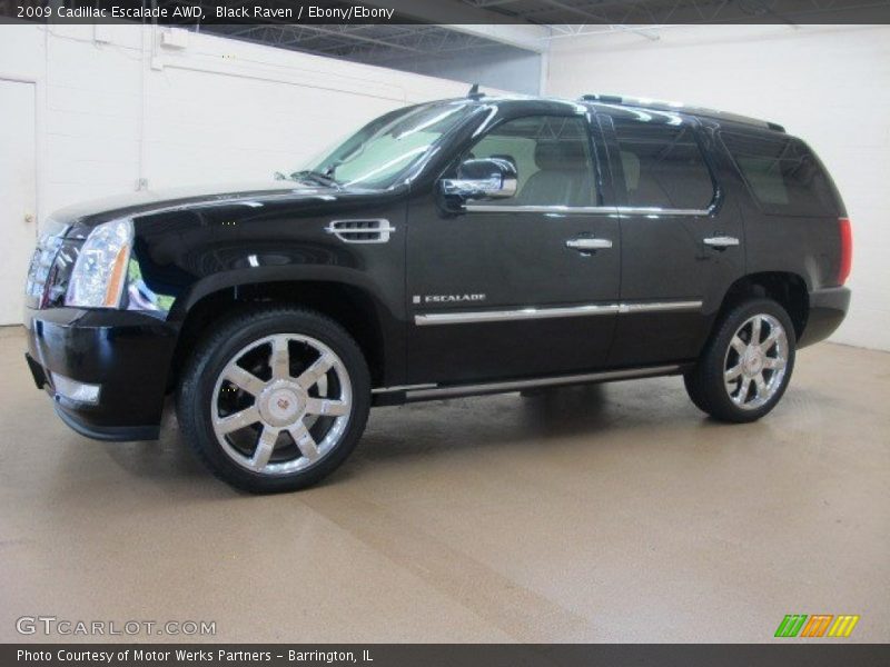Black Raven / Ebony/Ebony 2009 Cadillac Escalade AWD