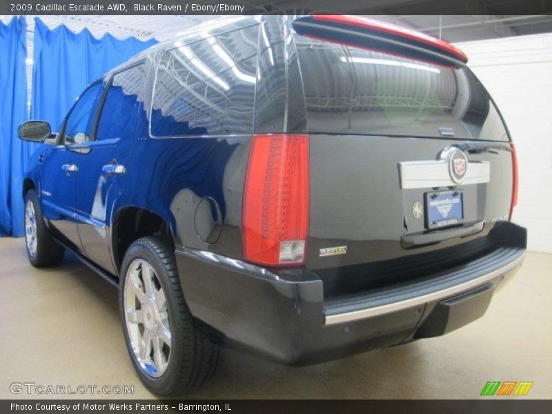 Black Raven / Ebony/Ebony 2009 Cadillac Escalade AWD