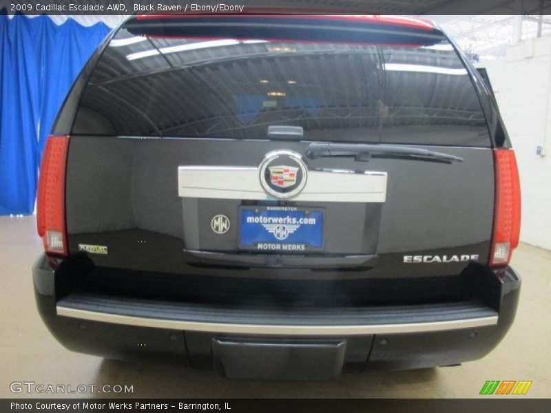 Black Raven / Ebony/Ebony 2009 Cadillac Escalade AWD