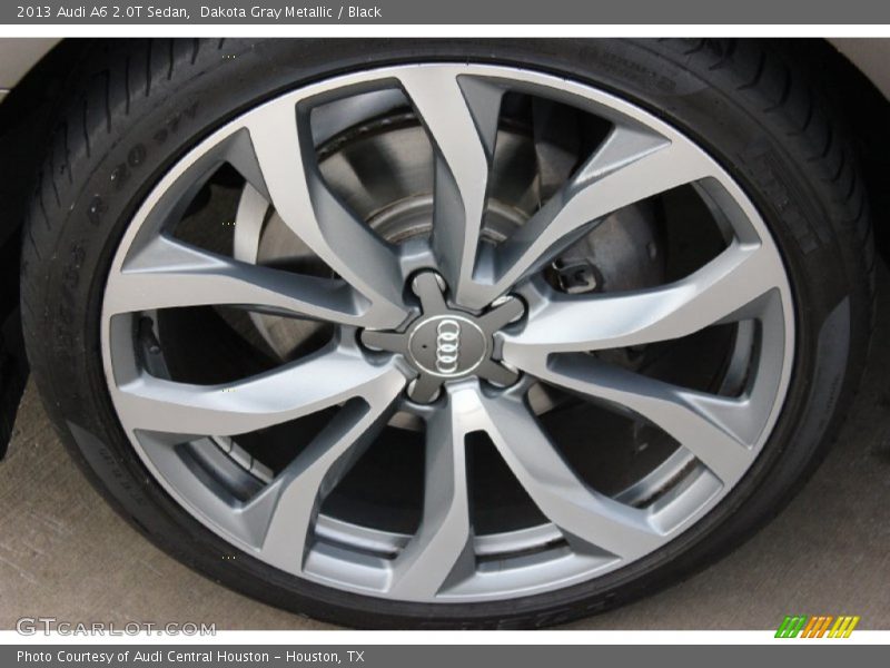 Dakota Gray Metallic / Black 2013 Audi A6 2.0T Sedan