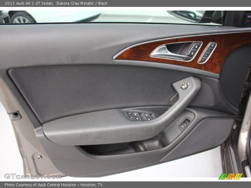Dakota Gray Metallic / Black 2013 Audi A6 2.0T Sedan