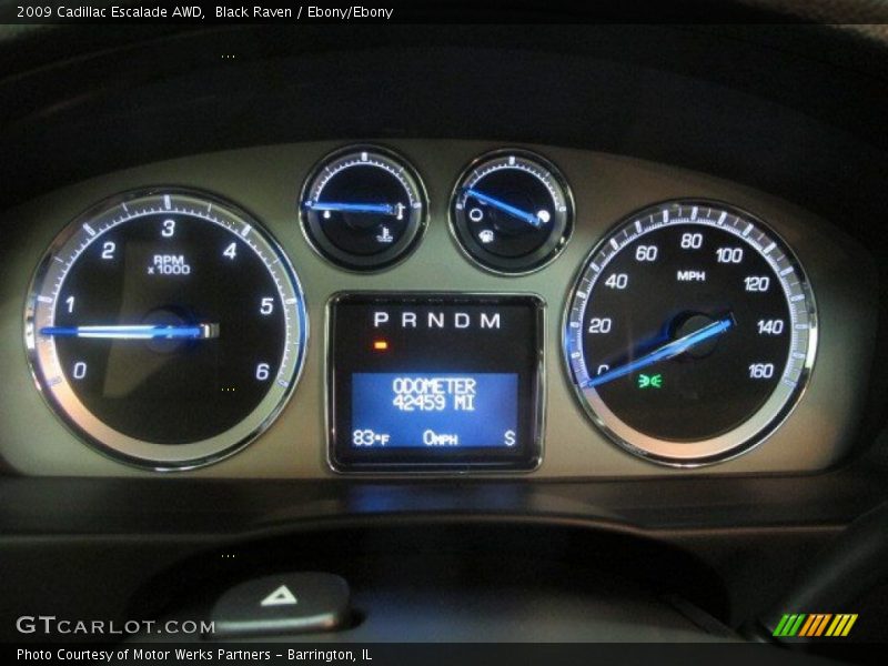 Black Raven / Ebony/Ebony 2009 Cadillac Escalade AWD