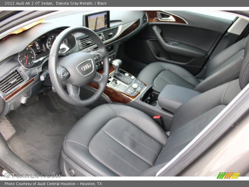 Dakota Gray Metallic / Black 2013 Audi A6 2.0T Sedan