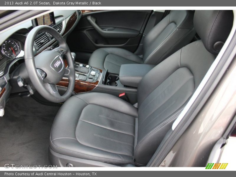 Dakota Gray Metallic / Black 2013 Audi A6 2.0T Sedan