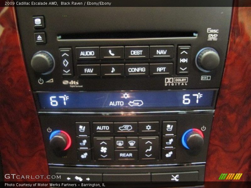 Black Raven / Ebony/Ebony 2009 Cadillac Escalade AWD